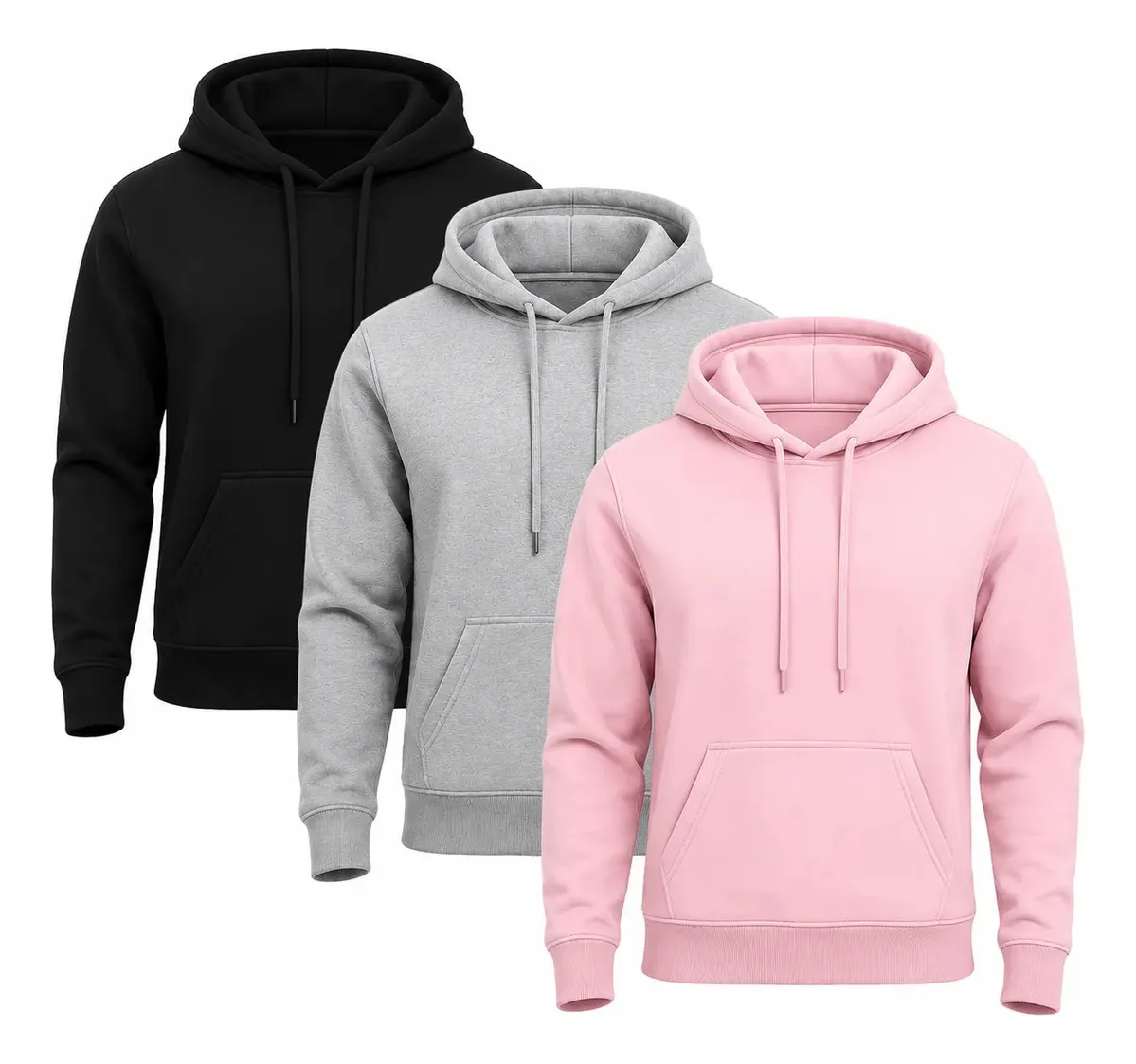 Preto - Cinza - Rosa